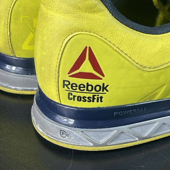 Reebok Shoes Mens 11.5 Black Yellow Crossfit Forging‎ Elite Fitness Adult main image 4